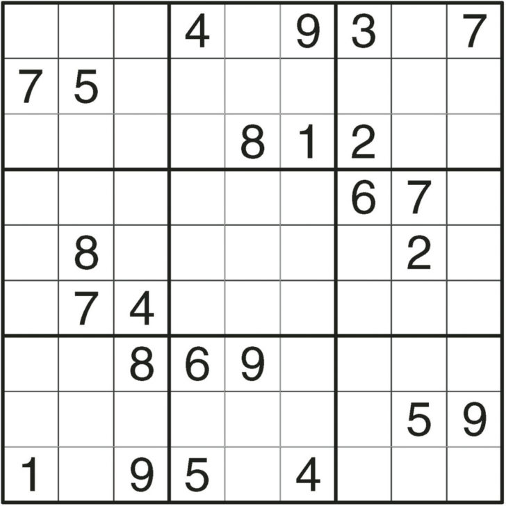 Free Hyper Sudoku Puzzles Printable