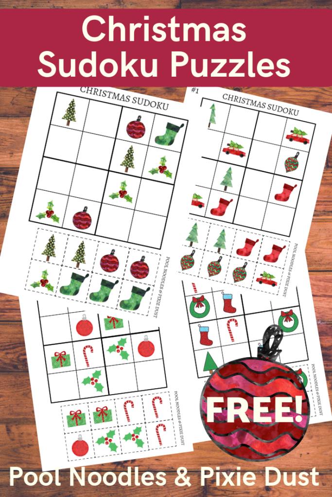 FREE Sudoku Christmas Puzzles