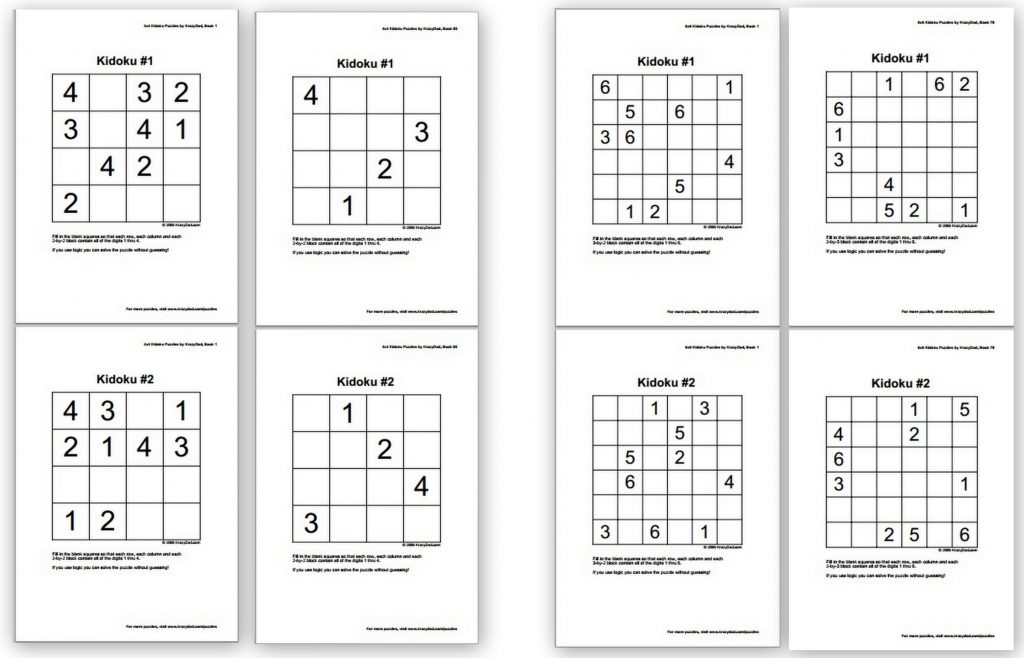 Free Sudoku Puzzles For Kids Homeschool Den Printable