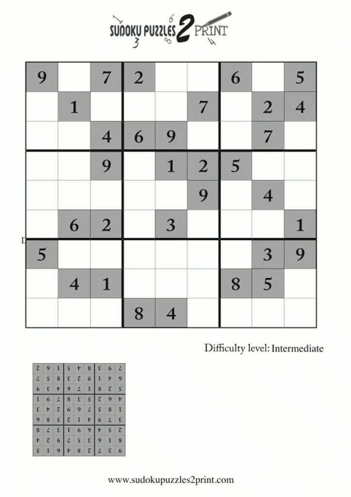 Printable Advanced Sudoku Puzzles