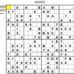 Jumbo Sudoku 16x16 Easy Level