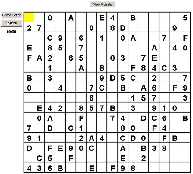 Jumbo Sudoku 16x16 Instructions Sudoku Japanese