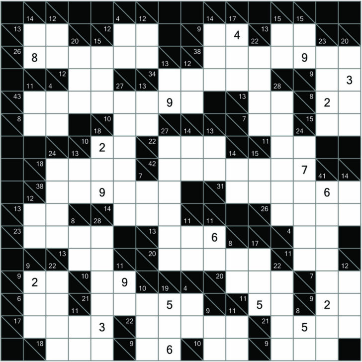 Sudoku Kakuro Puzzles Printable