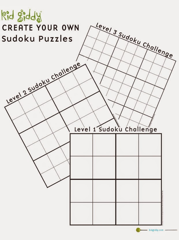 Create Your Own Printable Sudoku