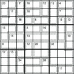 Killer Sudoku Printable Krazydad Sudoku Printable