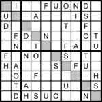 Magic Word Square New Word Sudoku Puzzle For Friday 10 2