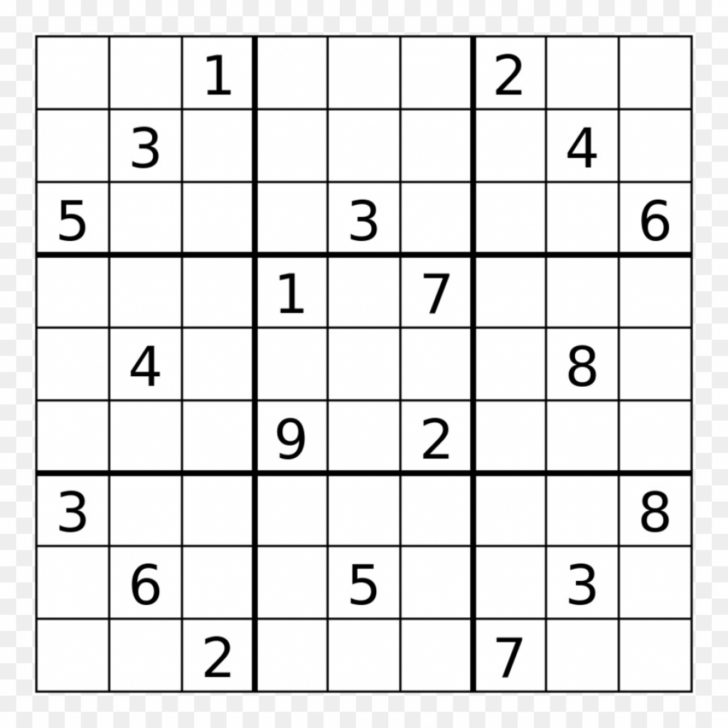 Free Printable Web Sudoku