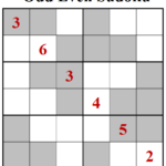 Odd Even Sudoku Puzzles Mini Sudoku Series 98 99 100