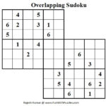 Overlapping Sudoku Mini Sudoku Series 15 Sudoku