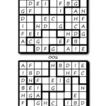 Pocket Puzzles Jigsaw Sudoku With Letters 3 Levels Easy