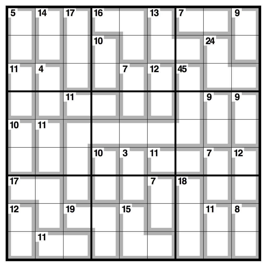 Printable Daily Killer Sudoku Sudoku Printable
