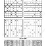 Printable Easy 4 By 4 Sudoku Sudoku Printable