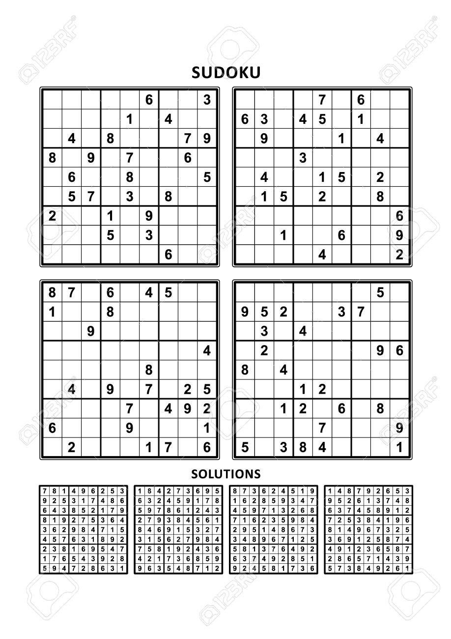 Printable Easy 4 By 4 Sudoku