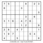 Printable Easy Sudoku Sudoku Sudoku Puzzles Sudoku