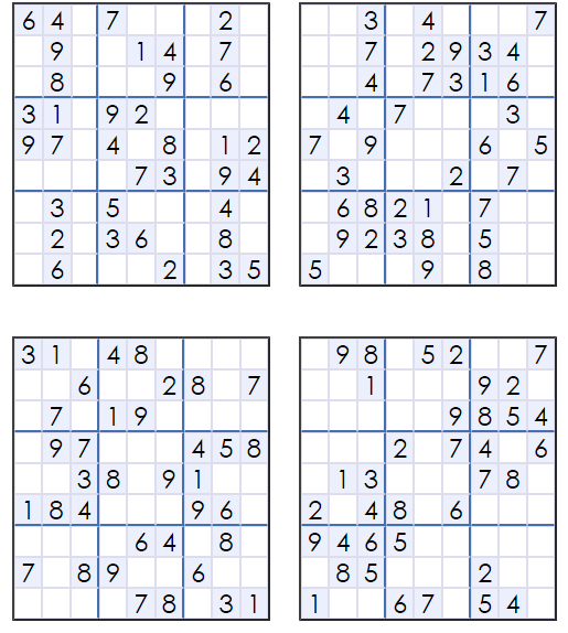Sudoku Level 2 Printable