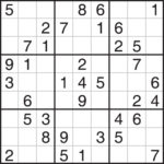 Printable Sudoku Easy Sudoku For Children Sudoku Printable