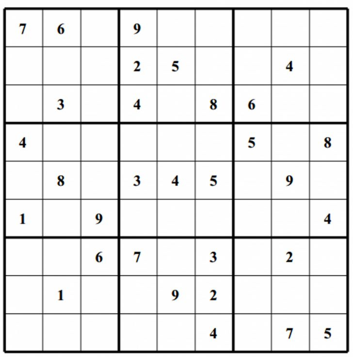 Printable Sudoku Free Part 4
