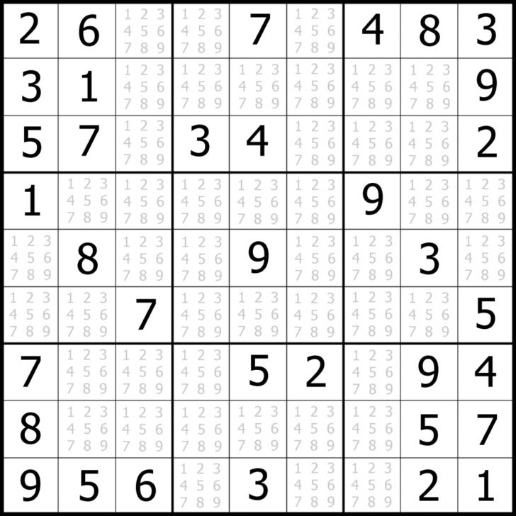 Easy Kid Sudoku Printable