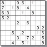 Printable Sudoku Puzzles Krazydad Printable Crossword