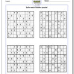 Printable Sudoku Puzzles Medium 1 Answer Key TUTORE ORG
