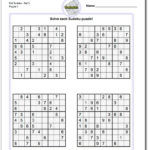 Printable Sudoku Puzzles Of Different Difficulty Sudoku