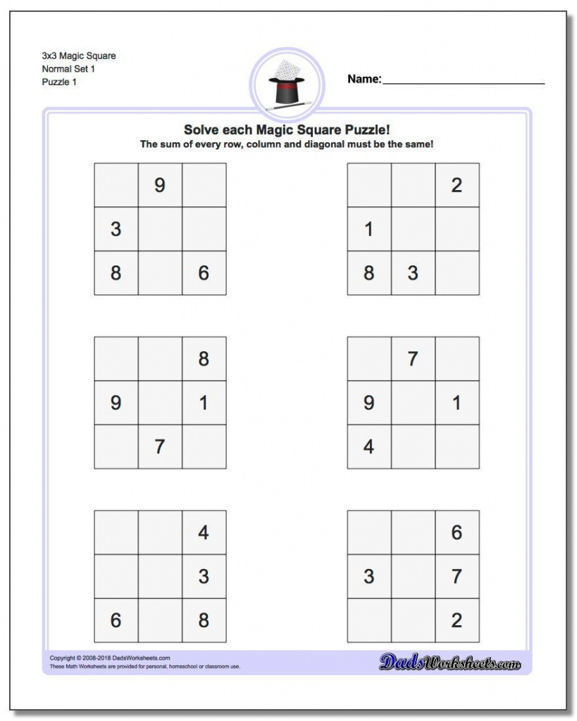 Printable 5x5 Sudoku