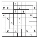 Puzzle 45 Irregular Sudoku