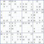 Sudoku 16 X 16 Para Imprimir Free Printable 16x16 Sudoku