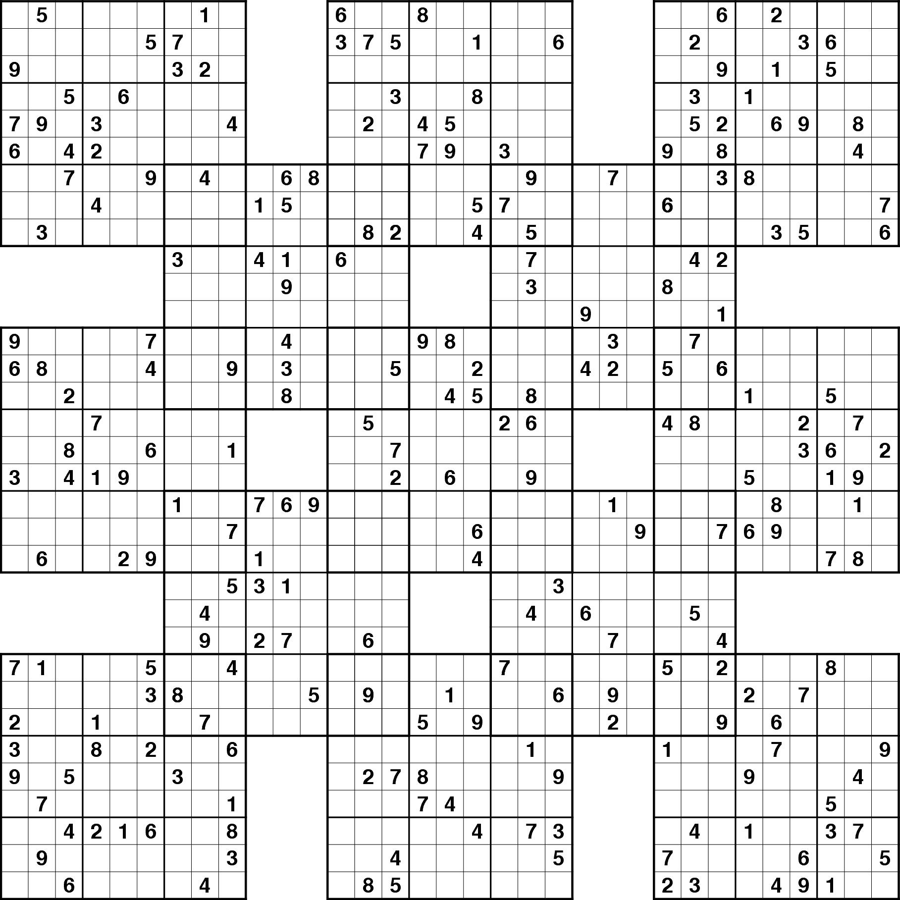 Different Sudoku Printable