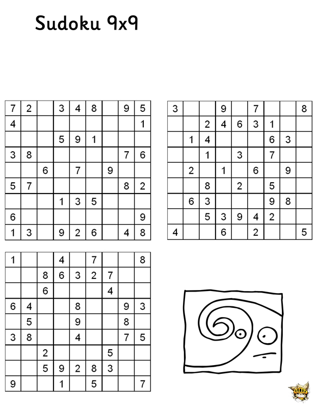 Sudoku 9 By 9 Printable