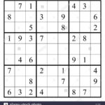 Sudoku Black And White Stock Photos Images Alamy