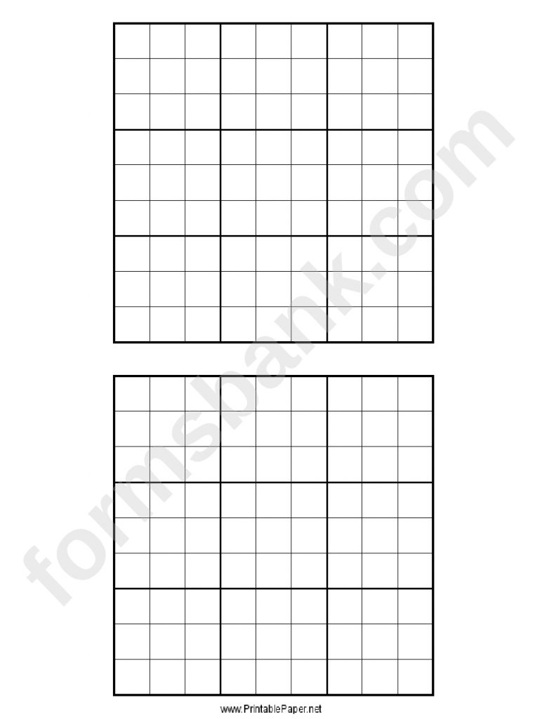 Sudoku Grid Template Printable Pdf Download Sudoku 2X3