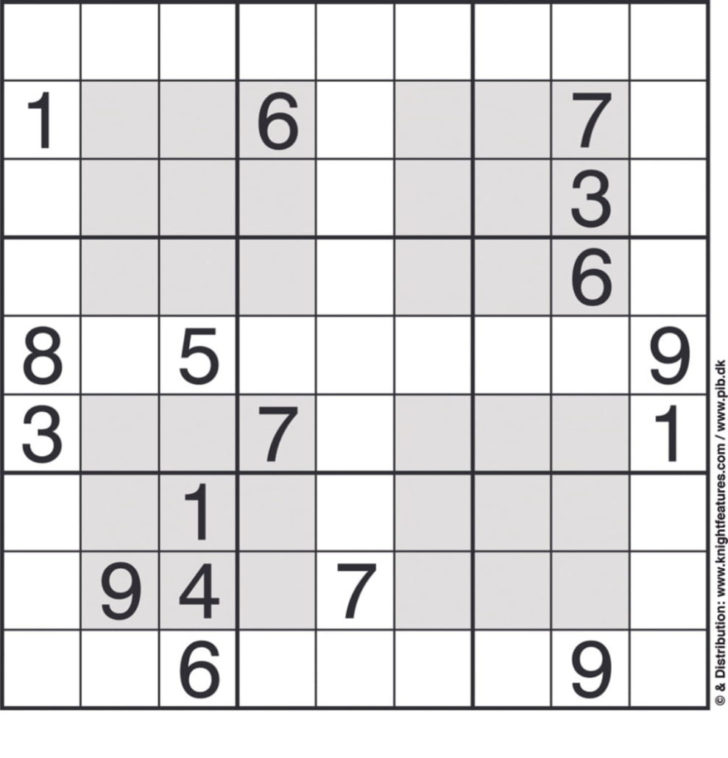 Hyper Sudoku Puzzles Printable