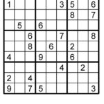 Sudoku Instant Download Printable Puzzle Etsy