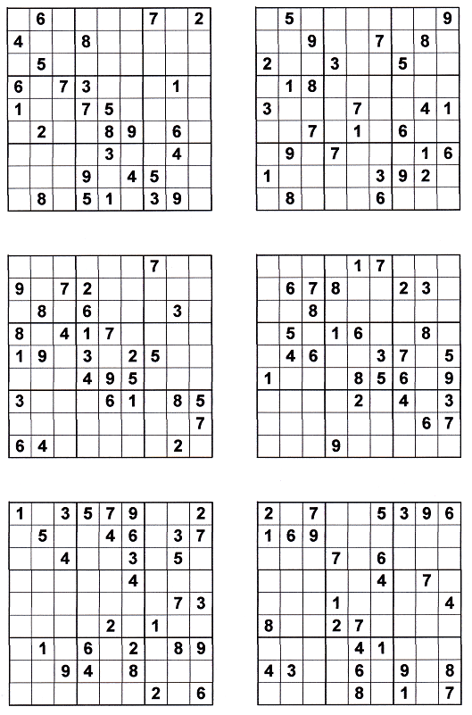 Printable Sudoku With Instructions