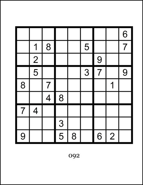 Free Printable Expert Sudoku