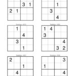 Sudoku Per Bambini 90 Schemi Facili 4x4 Da Stampare