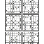 Sudoku Printable Medium 6 Per Pageaaron Woodyear Issuu