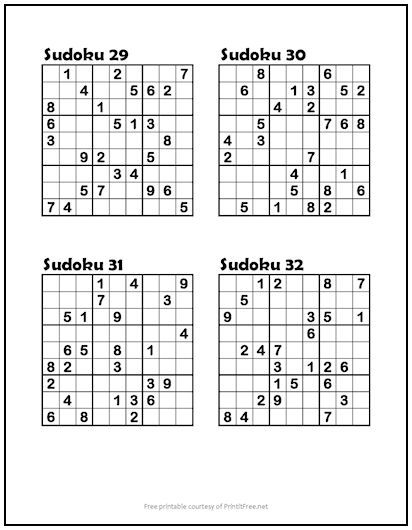 Sudoku Puzzles Printable Google Search Printable