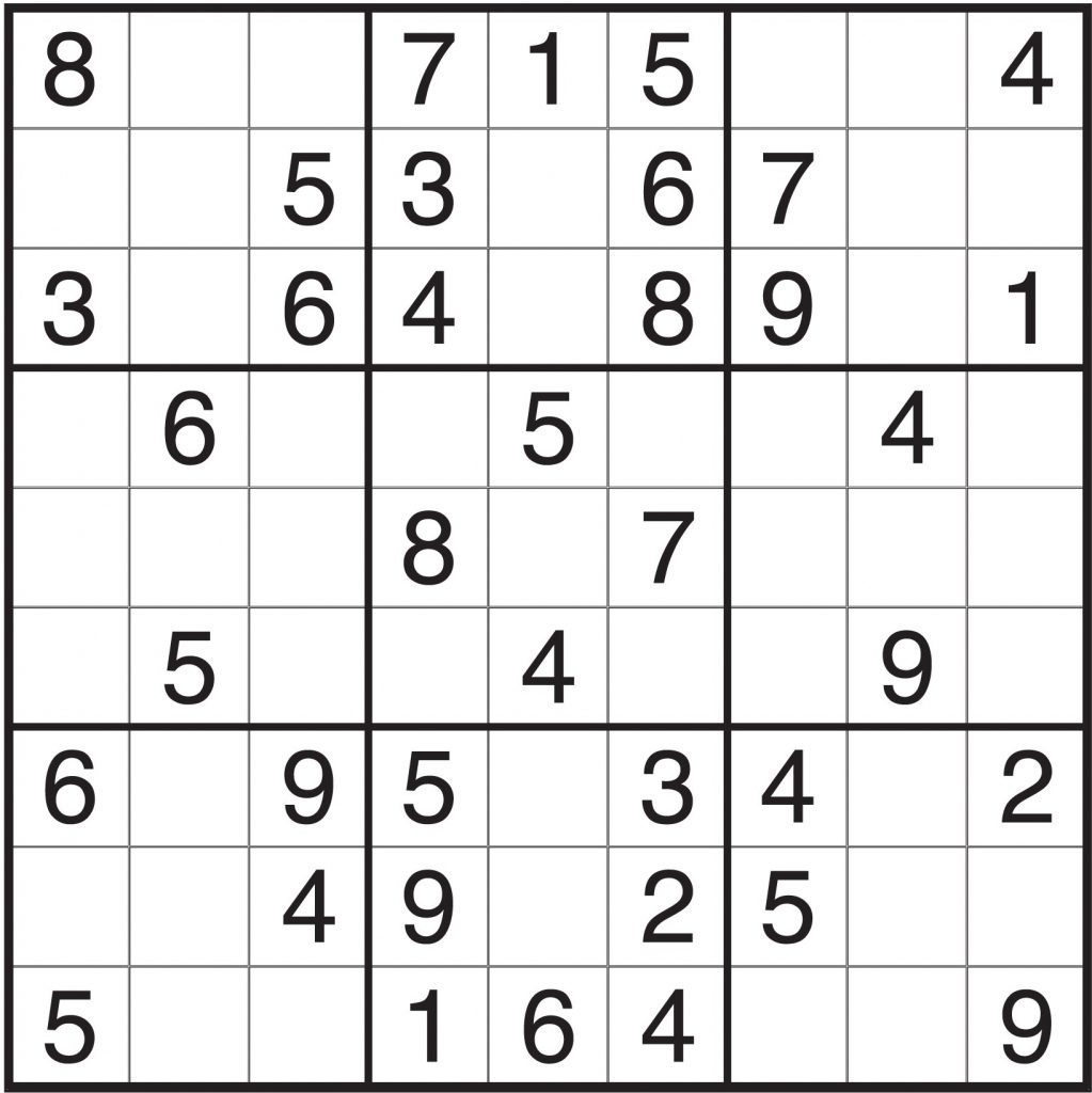 Japanese Sudoku Printable