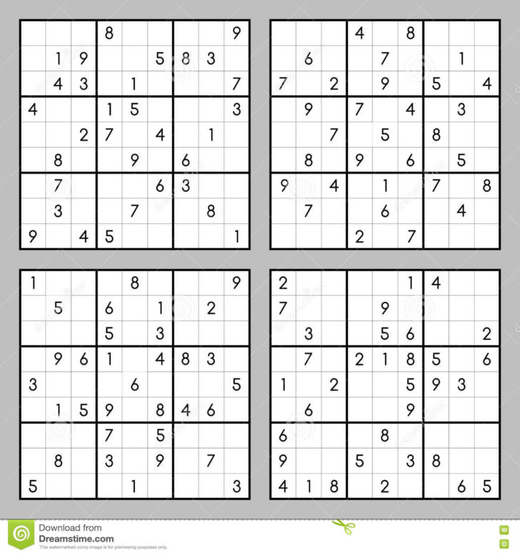 Printable Sudoku With All Numbers