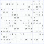 Sudoku Weekly Free Online Printable Sudoku Games 16x16