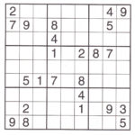 Sudoku Wikipedia Printable Sudoku Super Challenger