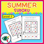 Summer Season Sudoku Summer Symbols Planerium