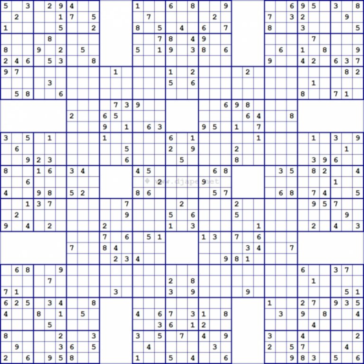 Printable Combination Sudoku