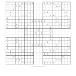 Super Samurai Sudoku 13 Grids Printable Mega Sudoku