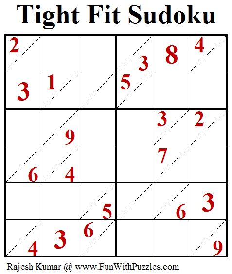 Tight Fit Sudoku Printable