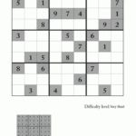 Very Hard Sudoku Puzzle To Print 3 Printable Sudoku Pdf