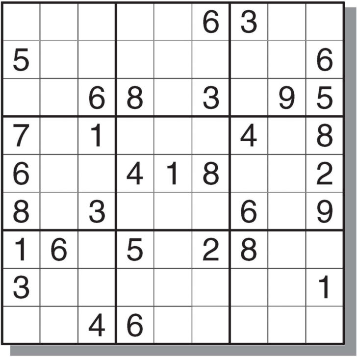 Hard Sudoku Printable Large Free