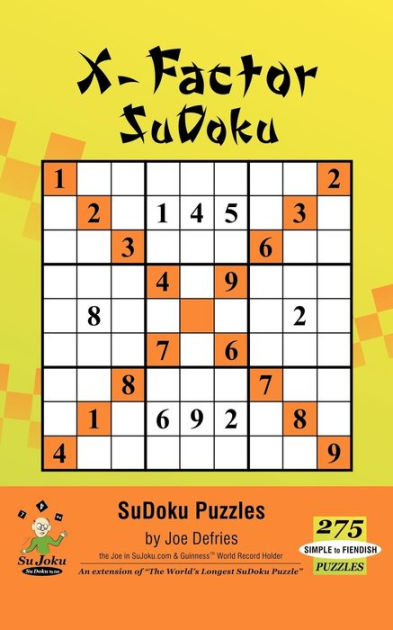 Sudoku X Factor Printable